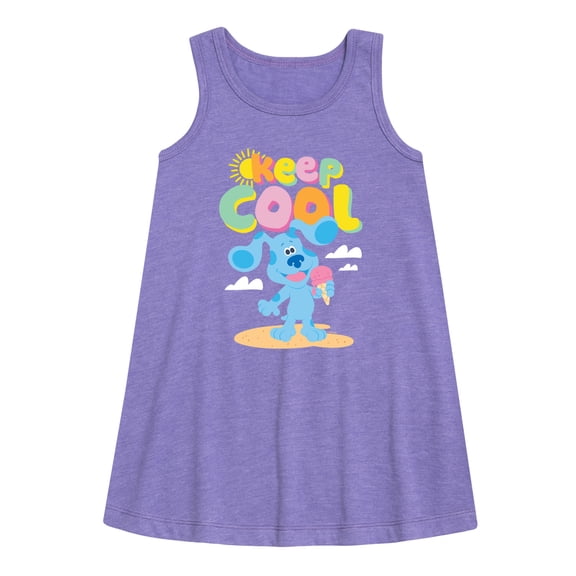 Blue's Clues & You! - Keep Cool - Eat Ice Cream - Toddler & Youth Girls A-line Dress