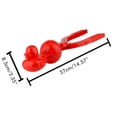 thumbnail image 2 of Niños Cute Duck Snowball Maker Snow Ball Juguetes Juegos Para Exteriores Interior Winter Snowball Fight Maker Double Ball Clip Tool Cateissary FN006423-00, 2 of 6