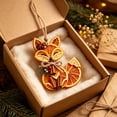 thumbnail image 7 of Dried Orange Slice Christmas Ornament Animal Shaped Natural Hanging Tree Decor Design D, 7 of 7
