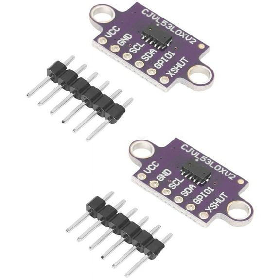 2Pcs Time-Of-Flight ToF Ranging Sensor Breakout 940Nm -VL53L0XV2 Distance Module IIC