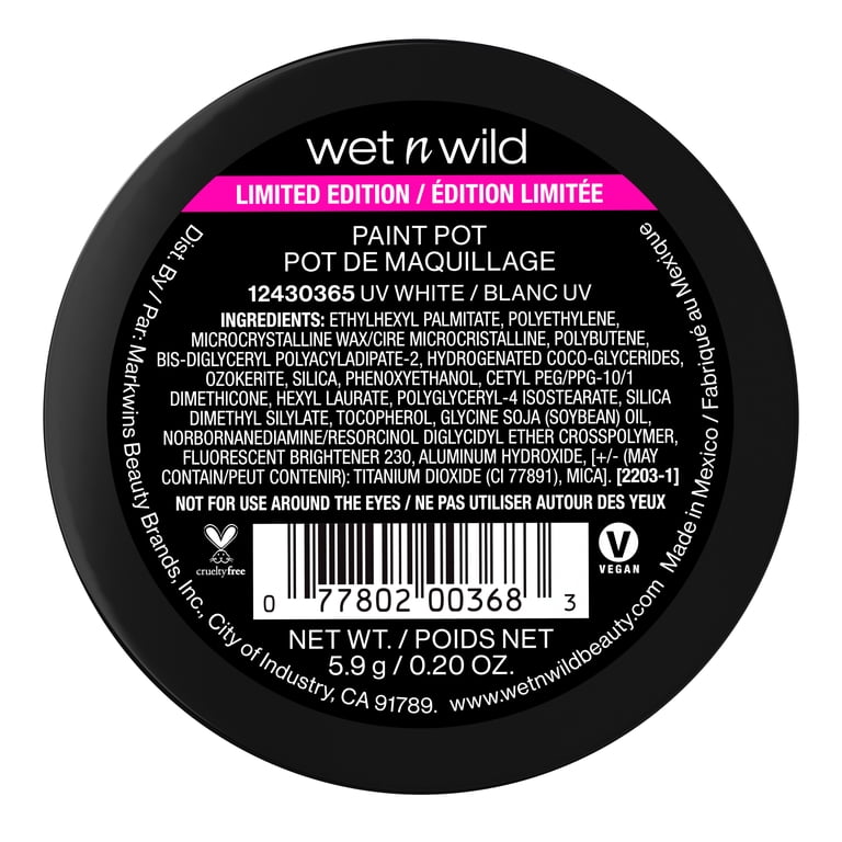 Wet N Wild Fantasy MakersPaint Pot in UV White - 0.20 oz