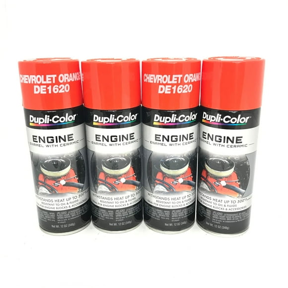 Chevy Orange Engine Paint