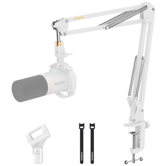 Soporte para micrófono Boom Arm MAONO BA20 blanco