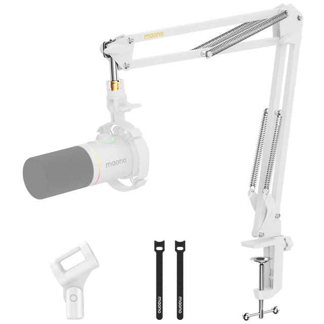 Soporte para micrófono Boom Arm MAONO BA20 blanco