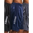 thumbnail image 2 of AND1 Men's and Big Men's Core All Court Short, 11" Inseam, 3-Pack, Sizes XS-5XL, 2 of 13