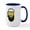 White/Navy Inside, variant on CafePress - Beer Beard Mugs - 15 oz Ceramic Large White Nolvety Mug