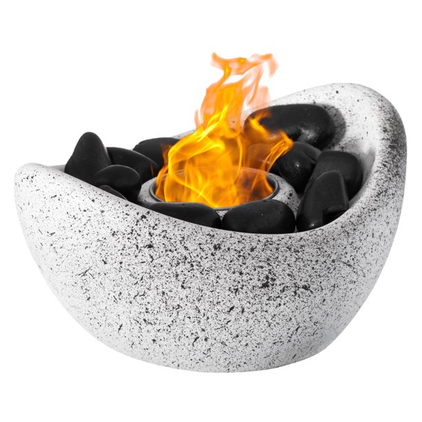 Mini Tabletop Fire Pit Rubbing Alcohol Fireplace Indoor Outdoor