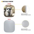 thumbnail image 4 of Jeiento Driving Alpacas Car Front Windshield Sun Shade 2-Piece Foldable Car Windshield Sun Shade UV Rays and Keeps Vehicle Cool Easy to Install for Most Sedan Truck SUV, 4 of 7