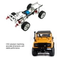 thumbnail image 4 of VONKY RCGOFOLLOW 1/12 Aluminum Alloy Precision Car Frame RC Upgrade Part Chassis Frame For MN D90 RC Car Part RC Car Accessories Silver, 4 of 6