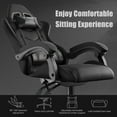 thumbnail image 5 of Bigzzia Gaming Chair with Lumbar Support & Height Adjustable, Black, 5 of 8