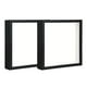 thumbnail image 3 of Marco de fotos 3D para relleno, mesa liviana con placa transparente Pared decorativa Marco de objetos creativos para decoración Oficina Negro Sunnimix Marco de objeto, 3 of 6