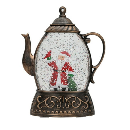 

Gardenne Battery Operated Christmas Light Christmas Angel Light Clear Vintage Christmas Light Shape 3D Santa Claus Snowman Angel Glitter Sequins Night Lamp