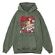 thumbnail image 4 of Sudadera holgada con capucha para hombre, estilo retro, desgastada, con diseño de ángeles que disparan flechas al amor, estilo hip hop, otoño, 100 % algodón, 4 of 4