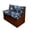 Blue Butterfly Floral Print, variant on XYZCANDO Camper Cushion Slipcovers, Compatible with Home RV, Stretch RV Sofa Seat Slipcovers for Bench RV Dining Table Easy to Install, Leopard Print