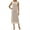 Coffee Stripe, variant on IDOPIP Women's 2025 Summer Sleeveless Striped Bodycon Midi Dress Crew Neck Slim Ribbed Knit Dresses