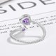thumbnail image 4 of 1 Uds anillo de diamantes de amor-junio Vhermosa CZMR-YX71-2, 4 of 6