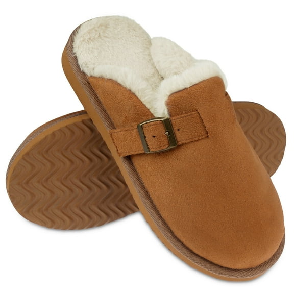 Vonmay Women's Fuzzy Foam Slippers Warm Comfy Winter House Slipper Shoes indoor and outdoor