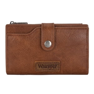 Montana West Wrangler Slim Bifold Wallet, Brown