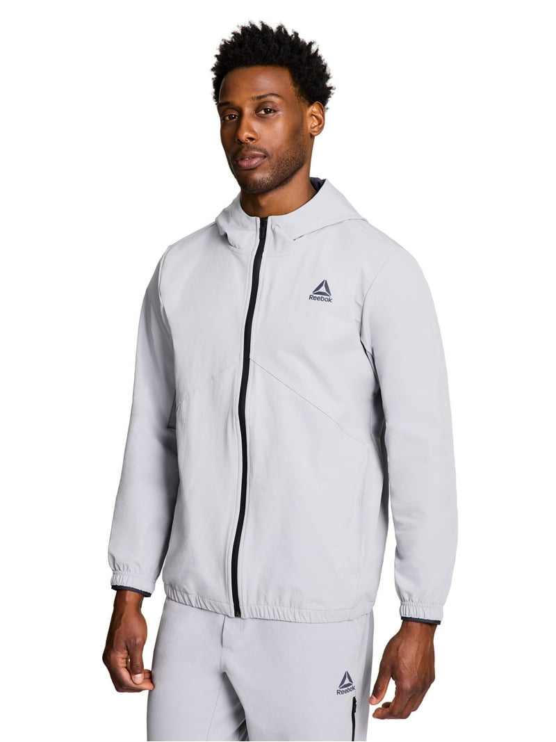 Reebok Men's and Big Men's Ascent Full Zip Woven Jacket, Sizes S