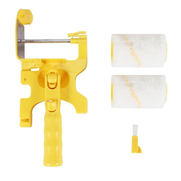 Clean Cut Paint Edger Roller Brush Wall Ceiling Door Painting Roller Brush Painting Edging Tools for Yellow plastic