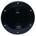 thumbnail image 2 of Beckson Marine DP40-B Smooth Center Screw Out Deck Plate- Black, 2 of 2