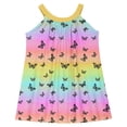 thumbnail image 3 of FAHXNVB Cami Dress for Girls Cute Graphic Print Sleeveless A-Line Swing Casual Dresses Summer Fashion Comfy Beach Dress 4-15 Years, 3 of 8