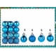 thumbnail image 1 of 2pc Decoración del árbol de Navidad, 3cm, Azul Claro, 1 of 5