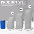 thumbnail image 2 of 3Pcs Velvet Necklace Display Stand 3 Sizes Light Grey Half Arch Shaped Velvet Necklace Holder Pendant Chain Jewelry Display Organizer Rack for Home or Store Show, 2 of 5