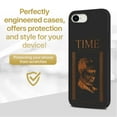 thumbnail image 2 of Case Yard Wooden Case for iPhone-SE Soft TPU Silicone cover Slim Fit Shockproof Wood Protective Phone Cover for Girls Boys Men and Women Supports Wireless Charging Time Magazine Design, 2 of 7