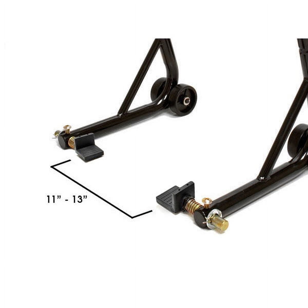 Venom Motorcycle Front+Rear Headlift Dual Lift Stand Compatible