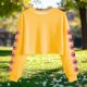 thumbnail image 2 of Camisetas de Manga Larga de las Mujeres Moda Impresa Suelta Casual Cuello Redondo Suéter Deportivo Top Se Ajusta Fiel Al Tamaño, 2 of 5