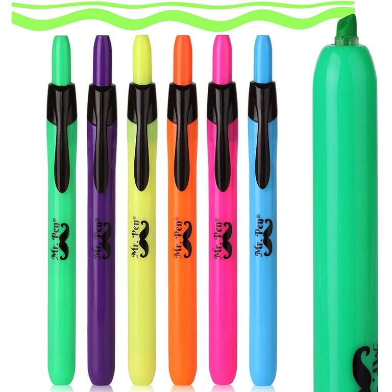 Mr. Pen- Pastel Highlighters , 12 Pack , Assorted Colors , Fast Dry ,  Highlighter Pastel , Set , Bible Journaling Highlighter , Marker , Colored