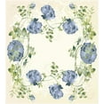 thumbnail image 3 of Ambesonne Floral Duvet Cover Sets, Vintage Roses Framework, 2-Twin, Blue Green Cream, 3 of 3