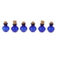 thumbnail image 4 of Mini Botellas de vidrio Zulema 6 Unids Tapón de corcho de Madera Azul, 4 of 7