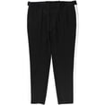 thumbnail image 1 of INC Pantalones chinos casuales con lados elásticos para hombre, negro, 36W x 30L, 1 of 2