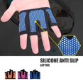 thumbnail image 2 of Catlerio Training Gloves Anti-slip Silicone Superfiber Cloth Finger Protector Handwear, 2 of 8