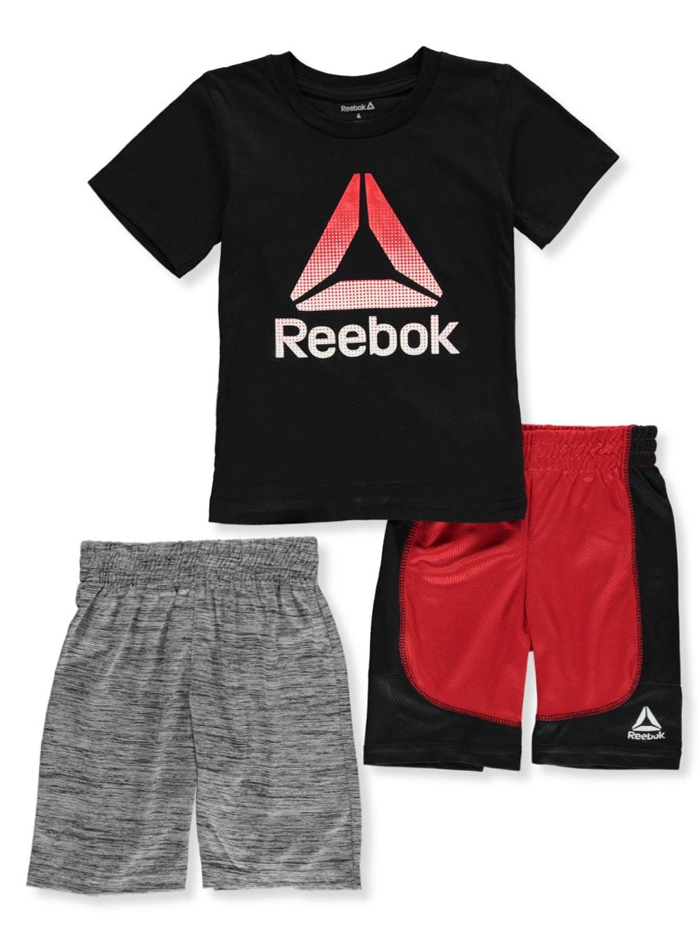 reebok men's spacedye performance shorts