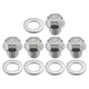 thumbnail image 1 of Unique Bargains Juego de 5 tapones universales de drenaje de aceite para automóvil con junta Durable M12x1.5 Metal tono plateado, 1 of 1