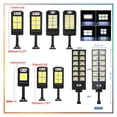 thumbnail image 3 of Solar Street Lights Outdoor Solar Flood Light With 3 Light Mode Remote Control Waterproof Motion Sensor Lighting For Garden Patio Path ,Easy to Install, 3 of 6