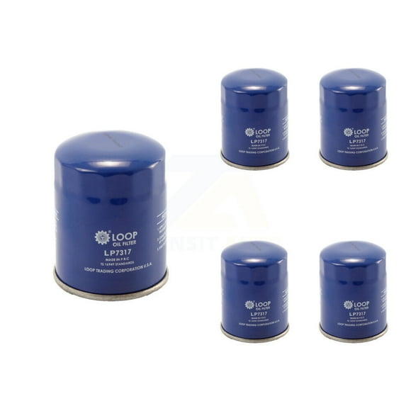 LOOP Engine Oil Filter (5 Pack) for Car Honda Civic CR-V Subaru Acura Mitsubishi Accord Nissan Odyssey Crosstrek Forester Outback Pilot HR-V RDX Fit MDX Impreza Outlander RVR Lancer TL TLX KLO-100086