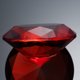 thumbnail image 2 of Adorno de diamante decorativo de diamantes de cristal artificial de 40 mm para boda, hogar, despedida de soltera (rojo), 2 of 7