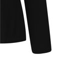 thumbnail image 6 of Wuphunn Long‑Sleeve Fitted‑Basic V‑Neck Casual Everyday T‑Shirts for Women Black 2XL, 6 of 9
