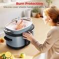 thumbnail image 2 of baomifa-Silicone Base Cover Compatible with Ninja Foodi Possiblecooker Pro - Heat-Resistant Anti-Burn Accessories for Ninja Crockpot Slow Cooker, 2 of 4