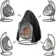 thumbnail image 3 of Garden Furniture Cover, Outdoor Swing Dustproof And Waterproof Protective Cover, With Zipper, 3 of 5