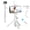 White Mini with Remote, variant on Mini Phone Selfie Stick with Rechargeable Remote, Extendable Tripod with Phone Clip & Gopro Adapter for iPhone Camera Gopro