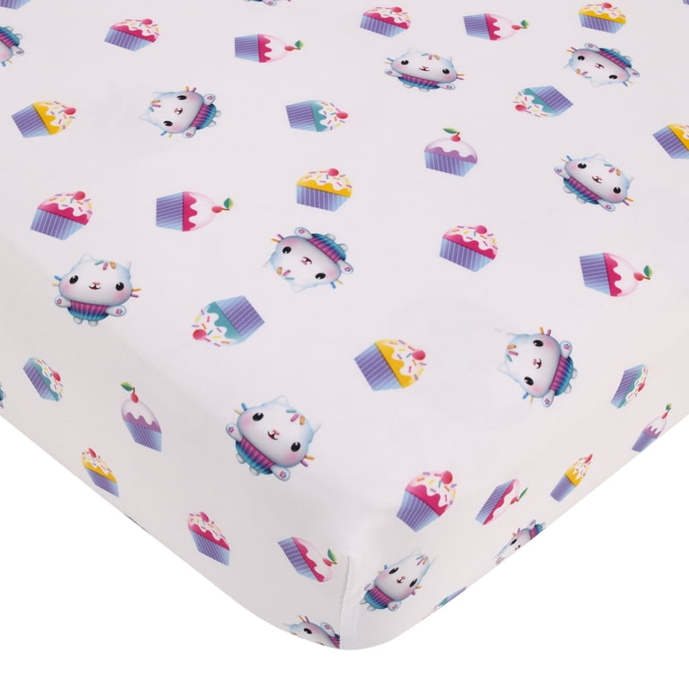 Gabby's Dollhouse 4-Piece Toddler Bedding Set, Purple photo 6