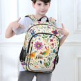 thumbnail image 6 of FORMRS Unisex School Backpack 17" Student Travel Bag with Laptop Compartment, Purple Cartoon Animals, 6 of 7