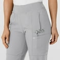 thumbnail image 6 of Wink W123 Women's Comfort Waist Cargo Jogger Scrub Pant, Grey, S Womens, 6 of 6