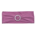 thumbnail image 4 of MDS Pack of 100 Spandex Chair Sashes Bow Ties With Buckle for Wedding - Dusty Pink, 4 of 8