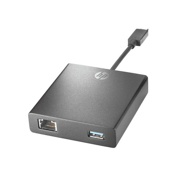 New Genuine HP USB-C to RJ45/USB 3/USB-C Adapter 814619-001 N2Z64AA